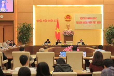 Lokakarya ilmiah 70 tahun Undang-Undang Dasar Vietnam