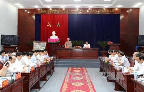 Sekjen Nguyen Phu Trong melakukan kunjungan kerja di propinsi Bac Lieu