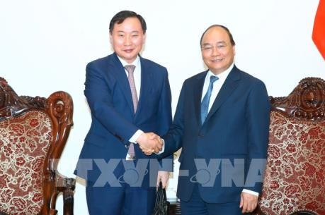 PM Vietnam, Nguyen Xuan Phuc menerima Presiden Grup Hyundai Motor (Republik Korea)