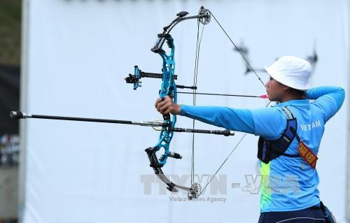  Olahraga memanah terus menggondol medali ke-2 untuk Vietnam di SEA Games 29