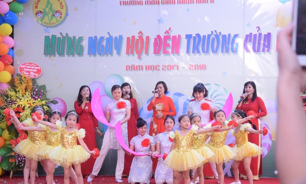 Memperkenalkan sepintas lintas tentang pendidikan di taman kanak-kanak Vietnam