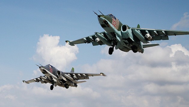  Rusia membasmi puluhan pembangkang setelah pesawat Su-25 ditembak jatuh