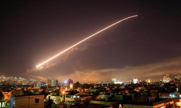 Serangan udara terhadap pasukan-pasukan Suriah