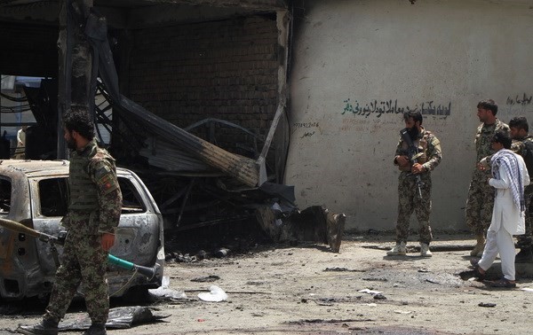 Baku tembak di Afghanistan Utara menewaskan puluhan polisi dan pasukan pembangkang