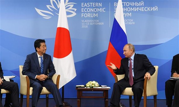 Pemimpin Rusia dan Jepang berbahas tentang program ekonomi bersama di pulau-pulau yang dipersengketakan