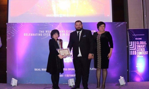 Grup AIC Vietnam memperoleh hadiah terkemuka di Kontes Global tentang Kota Pintar
