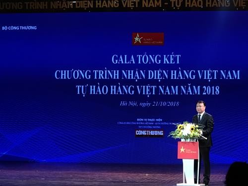Gala “Kebanggaan barang Vietnam” tahun 2018