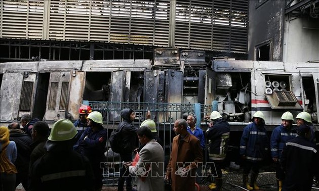 Mesir mengumumkan penyebab kecelakaan yang menimbulkan kebakaran di stasiun Kairo