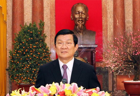New Year wishes of President Truong Tan Sang 