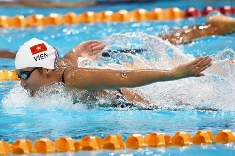 Vietnam wins one gold, two bronze medals at Asian Swimming Championships 