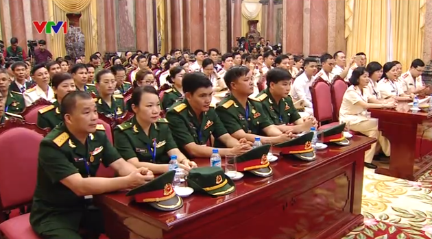 Prominent Trade Union members of the armed forces honored 