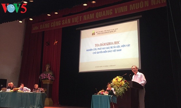 Workshop on Vietnam sea and islands sovereignty objects, documents
