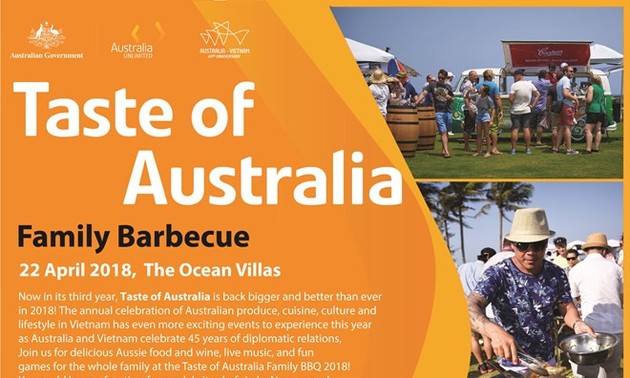 Taste of Australia Program 2019 to open in May in four Vietnamese cities