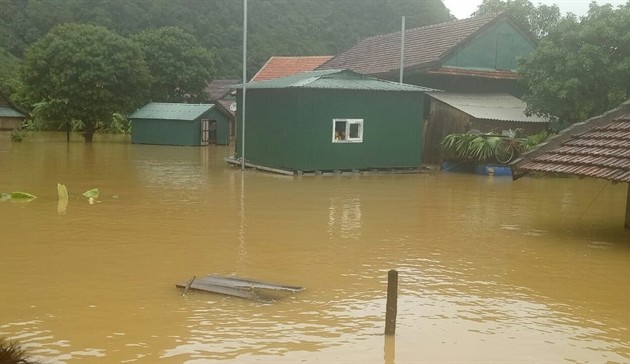 Floating houses developed in flood prone areas