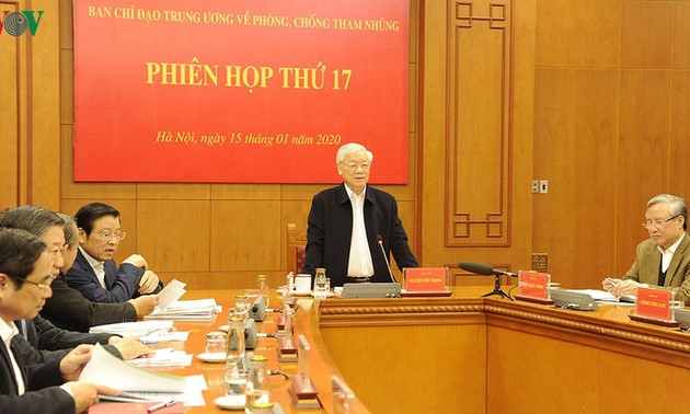 Party leader and President chairs anti-corruption meeting 