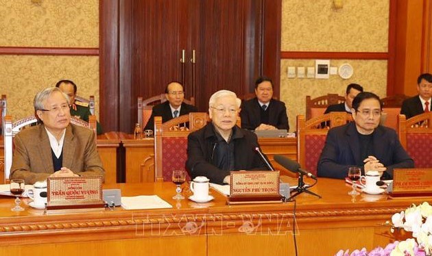 Party leader and President chairs meeting of Party’s Secretariat 