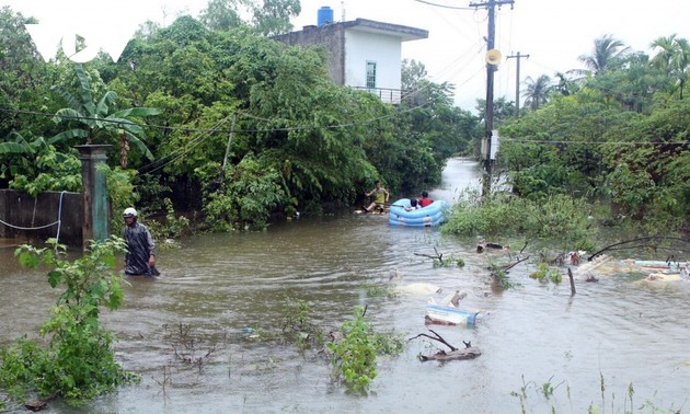 Central region battles floods
