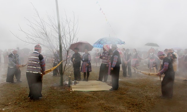 Gau Tao Festival of Mong ethnic people enlivens Mai Chau mountain