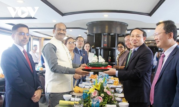 Indian Lower House Speaker works with Quang Ninh province