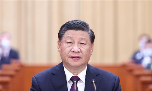 Party leader congratulates Xi Jinping on his re-election as Chinese Communist Party general secretary 