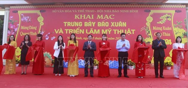 Newspaper festivals celebrate the Party and spring across Vietnam 