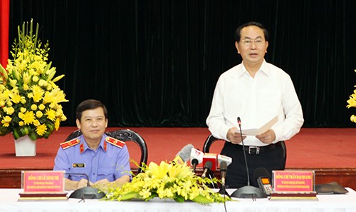 陈大光与最高人民检察院举行工作座谈会
