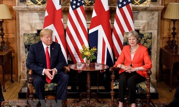 英国与美国一致同意面向双边自贸协定