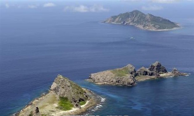 中国船只出现在与日本存在争议的群岛附近海域