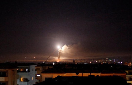 以色列战机向叙利亚目标发射多枚导弹