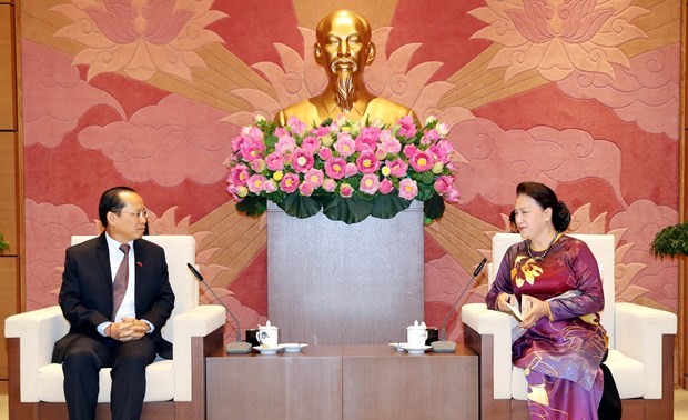 越南国会主席阮氏金银分别会见日本和柬埔寨驻越大使