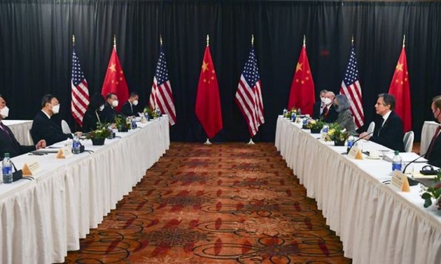  中美首次高级别官员面对面会谈在美国阿拉斯加结束