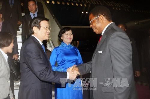 Президент СРВ Чыонг Тан Шанг начал государственный визит в Танзанию