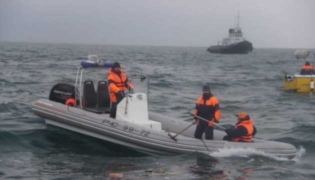 Со дна Черного моря подняли часть фюзеляжа разбившегося Ту-154