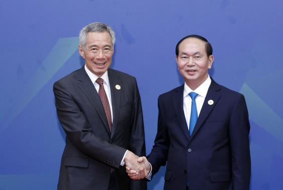 Президент Вьетнама Чан Дай Куанг встретился с премьером Сингапура Ли Сянь Луном