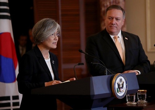 Глава МИД РК и госсекретарь США обсудили по телефону северокорейский вопрос