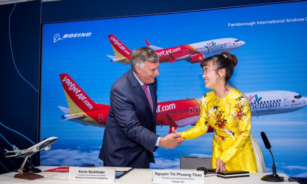 Компания «Vietjet» подписала контракт на покупку 100 боингов и 50 самолетов Airbus