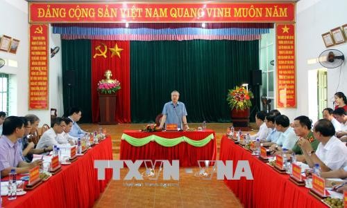 Провинция Тхайнгуен должна укрепить партийное строительство и обеспечить политическую систему