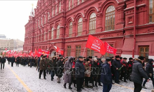 В России почтили память Ленина