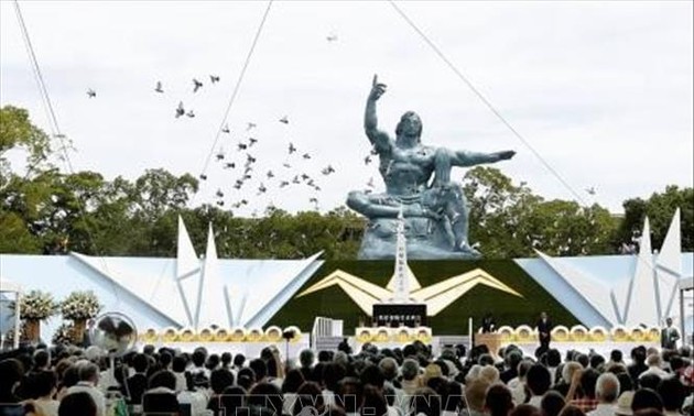 В Японии почтили память жертв атомной бомбардировки Нагасаки