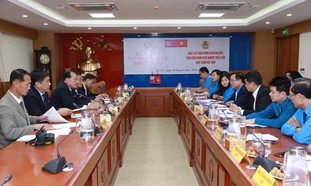 Профсоюзные организации Вьетнама и КНДР наращивают сотрудничество