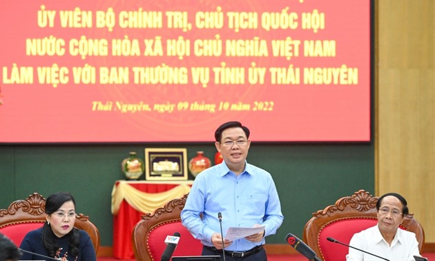 Выонг Динь Хюэ: Необходимо превратить Тхайнгуен в промышленный центр северных горных районов страны