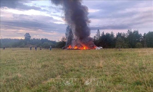 Россия подтверждает, что глава ЧВК «Вагнер» находился на борту разбившегося самолета в Тверской области 