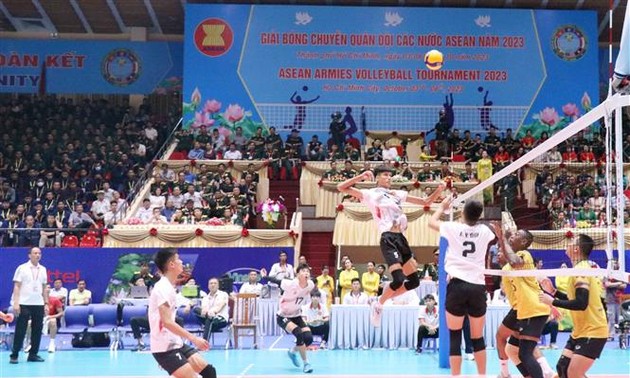 Вьетнамская команда стала чемпионом армейского мужского турнира АСЕАН по волейболу 