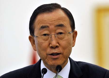 UN chief urges Syria to implement peace plan 
