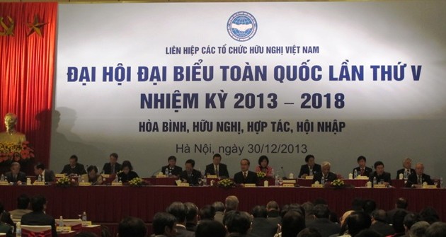 5th national congress of Vietnam Union of Friendship Organizations concludes 