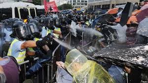 Clashes in Hong Kong 