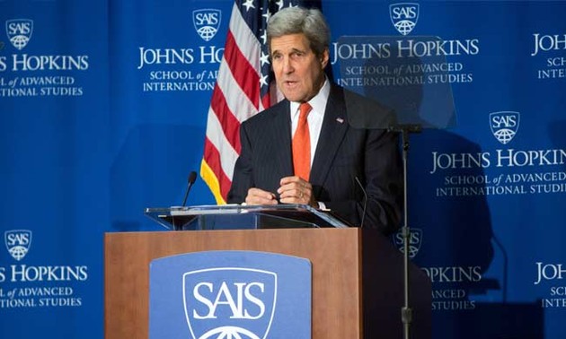 US Secretary of State John Kerry hosts first anti-Islamic State coalition meeting