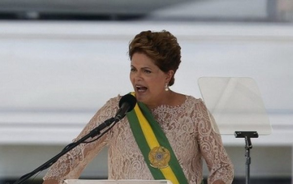 Brazilian President Dilma Rousseff sworn in for the second term