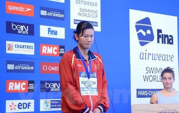 Nguyen Thi Anh Vien wins world bronze in swimming