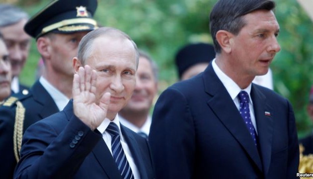 俄罗斯总统普京访问斯洛文尼亚